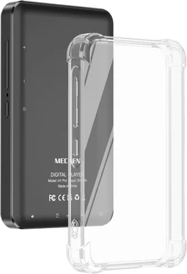 Imagen del producto de Funda de silicona transparente, resistente a golpes, para reproductores MP3 de 4 pulgadas, modelos H1 Pro/H10, funda flexible de protección