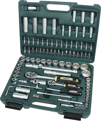 Produktbild von Brüder Mannesmann Steckschlüssel-Satz 6,3 mm (1/4") und 12,5 mm (1/2") 94tlg