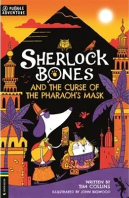 Immagine prodotto di Sherlock Bones e la maledizione della maschera del faraone: un'avventura a enigmi (Le avventure di Sherlock Bones, 2)