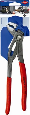 Produktbild von Knipex 870-1250SB Wasserpumpenzang.250mm SB COBRA, 6-36mm(1/8-1 5/8'), rot/grau