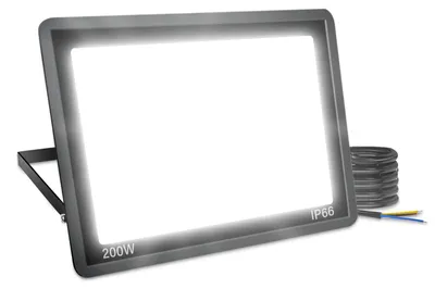 LED-Strahler 200 W, kaltweiß, 6500 K, IP66, 20000 lm, Außenbereich
