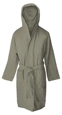 Produktbild von Jenny Sesal Uni Accappatoio Microfibra Bademantel, Taupe, XL