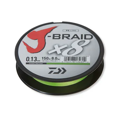 Zdjęcie produktu dla Daiwa J-Braid X8 chartreuse 0,42 mm