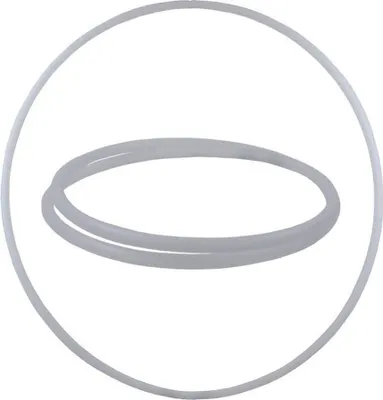 Produktbild von Faltbarer Hula Hoop, HDPE-20mm, Weiss (milchig), Ø90 cm