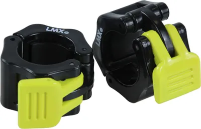 Produktbild von Lifemaxx Studio Pump Collarset Lock-Jaw-Klemmen Neon 30 mm 2 Stück