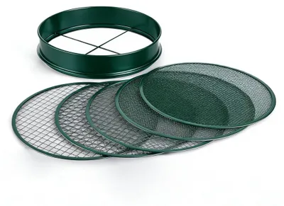Produktbild von Gartensieb 5-in-1, Edelstahl, Ø 30 cm