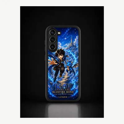 Imagen del producto de Funda para Samsung S23, carcasa protectora para teléfono móvil con diseño de Kai – LUNØIR ©