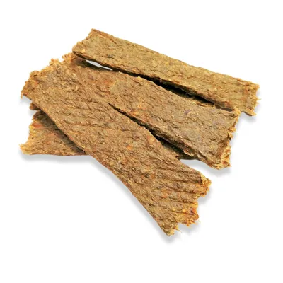 Image de Bâtonnets de viande séchée naturelle d'agneau 100 g – 100 % agneau, sans céréales, snack à mâcher pour chiens, délicatement séchés, friandises