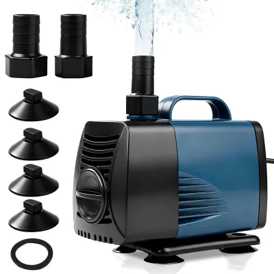 Productafbeelding van Aquariumpomp, 60 W, 4000 l/u, ultrastille vijverpomp met 3 m opvoerhoogte