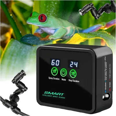Produktbild von Reptile Humidifier Terrarium Nebelsystem mit Timer und Sprühern, 360 Grad, für Terrarium
