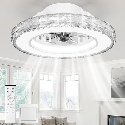 Obrázek produktu pro LED stropní ventilátor s osvětlením a dálkovým ovládáním