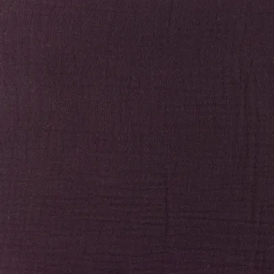 Produktbild von Organic Musselin Kim Violett, Uni 150 g/m², 100 Baumwolle, glatt/fein, 0,5 m, Meterware