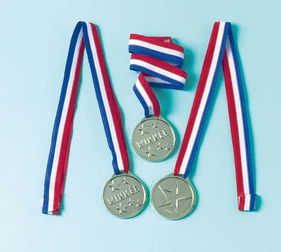 Produktbild von Kunststoffmedaille 10,5 x 4,4 cm – Amscan