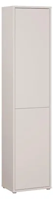 Produktbild von Forte ALICE SPRINGS Hochschrank 50, modern-minimalistisch, 2-türig, Wohn-/Esszimmer, Holzwerkstoff, Kaschmir Beige, 49,8 cm breit x 214,3 cm hoch x 34,9 cm tief