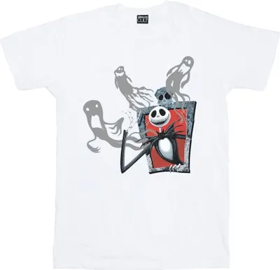 Produktbild von Disney - "Nightmare Before Christmas Ghosts Of Jack" T-Shirt für Damen BI41564 (XXL) (Weiß)