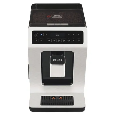 Produktbild von Krups EA892D Vollautomatische Espressomaschine, Kunststoffgehäuse, Touchscreen, Integriertes Mahlwerk, Milchaufschäumer, Wasserfilter, Smartphone-Steuerung