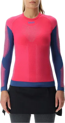 Produktbild von UYN Running PB42 langarm Laufshirt Damen purple/true navy L