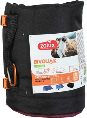 Produktbild von Zolux Bivouak Hondendeken / Slaapzak 2In1 Rood