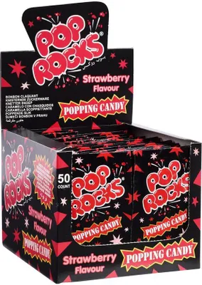Produktbild von Pop Rocks® strawberry 50 stk. im Displaykarton