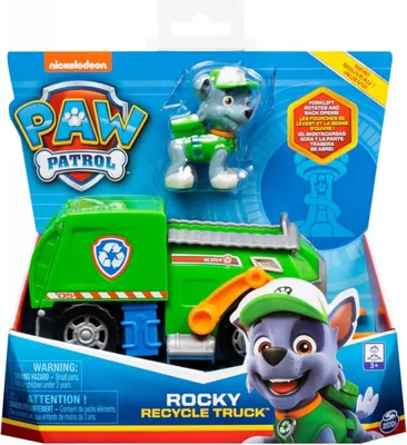 Produktbild von PAW Patrol Rockys Recycling - Truck und Figur (Basic Vehicle), LKW, Paw Patrol, 3 Jahr(e), Grün