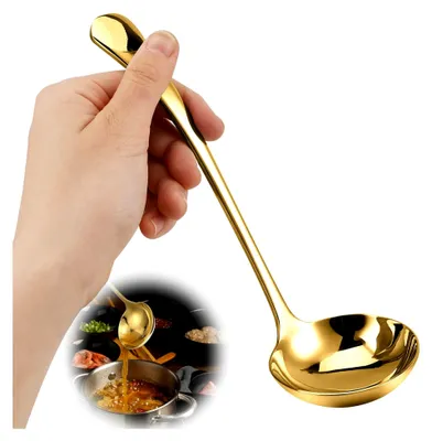 Produktbild von Suppenschöpfer aus Edelstahl, 20 cm