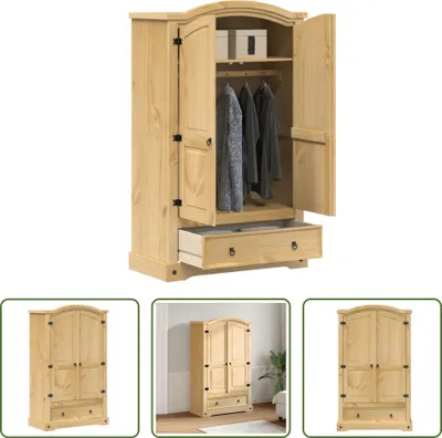 Zdjęcie produktu dla Szafa The Living Store Corona 101x52x170 cm lite drewno sosnowe