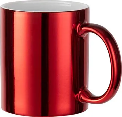 Produktbild von Tasse für Sublimation - Rot - Chromeffekt - 11oz / 320m