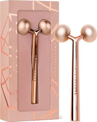 Produktbild von CRYSTALLOVE Lifting-Gesichtsmassagegerät - Roségold