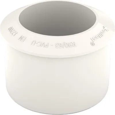 Produktbild von Kunststoff-Fallrohrreduzierung Ø 90/63 mm, Weiß RAL 9010