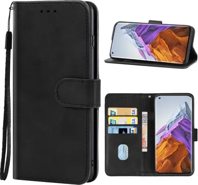 Produktbild von König Design Hülle kompatibel mit Xiaomi Mi 11 Pro Kunstleder Handyhülle - Handy Case Schwarz