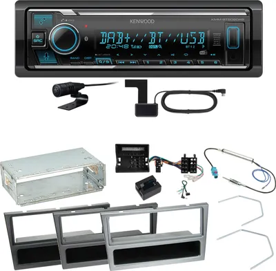 Produktbild von Kenwood KMM-BT508DAB Bluetooth Einbauset für Opel Vectra C Meriva Vivaro Combo