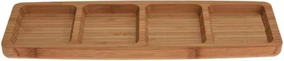 Productafbeelding van Uitstekend serveerschaal, bamboe, 33x10x1,8 cm, bruin