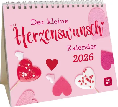 Produktbild von Mini-Kalender 2026: Der kleine Herzenswunschkalender