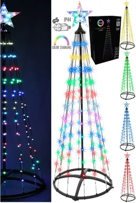 Productafbeelding van Kerstboom, 154 LED-lampjes, 150 cm