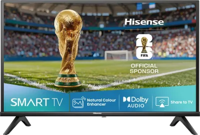 Obrázok produktu pre Hisense 40" A4Q, Full HD 1920x1080, DLED, HDR, HLG, DTS HD, Smart TV, WiFi, WiFi Direct, 2xHDMI, 2xUSB, LAN, CI+, DVB-T2/C/S2, čierna