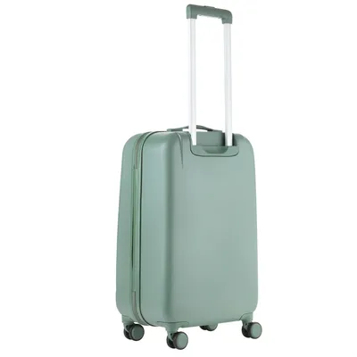 Zdjęcie produktu dla CarryOn Skyhopper 68 cm – walizka średniej wielkości z rozszerzeniem – walizka na kółkach o pojemności 65 litrów z zamkiem TSA – Zielona