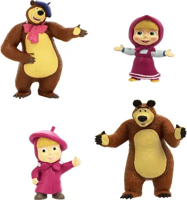 Immagine prodotto di Masha e l'Orso - Figure da gioco e da collezione, Personaggi: Masha come pittrice