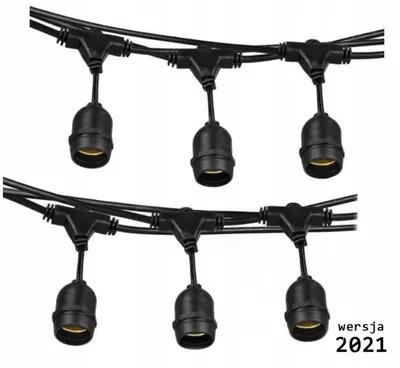 Produktbild von area-led Garten-Lichterkette 10m 10 Fassungen E27