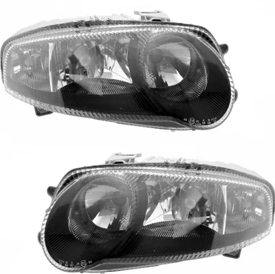 Produktbild von TYC Scheinwerfer Set für Alfa Romeo 147 937 00-05 H1 H7 Schwarz Halogen