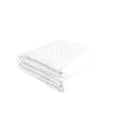 Zdjęcie produktu dla Elegancka narzuta na łóżko, narzuta na sofę wykonana w 100% z poliestru 140x210 cm biała
