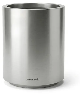 Produktbild von Provencelia Edelstahl Pflanzkübel METROPOLE Silber, Ø60 x H70 cm, Edelstahl, rostfrei, Outdoor, Indoor, frostbeständig, modern