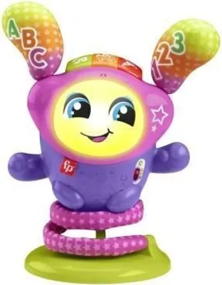 Zdjęcie produktu dla Fisher-Price - DJ Robot Tancerz, który podskakuje - Zabawka edukacyjna, model HRX19