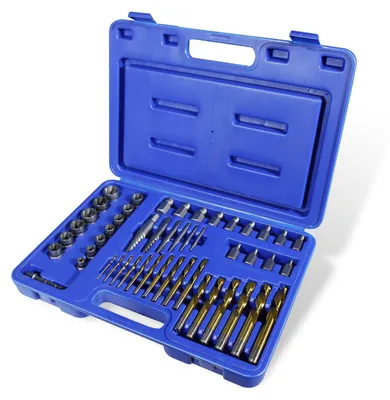 Produktbild von CCLIFE Schraubenausdreher Set 3/8" CR-MO Turbonüsse 8-19mm 49tlg