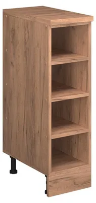 Immagine prodotto di Armadio per tetto spiovente Vicco Rion Rovere dorato/Rovere dorato 25 x 46 cm senza inclinazione, aperto, Model 61844