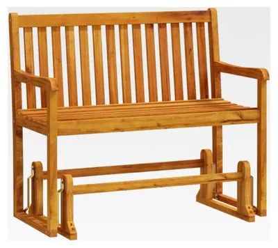 Produktbild von Schaukelbank aus massivem Akazienholz für den Garten
