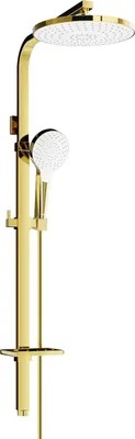 Produktbild von Mexen Q05 Duschsäule, Gold/Weiß - 798050595-50