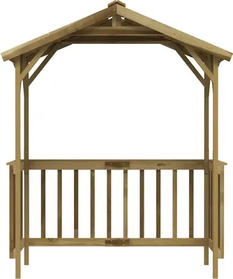 Produktbild von vidaXL Grillpavillon Kiefernholz Imprägniert 163,5x93x210 cm