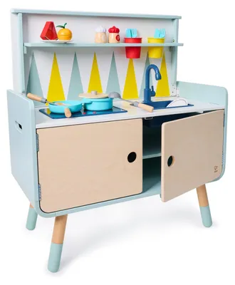 Produktbild von Hape Kinderküche Holz Spielküche mit Stauraum 2-in-1