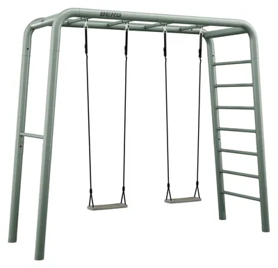 Produktbild von BERG Spiel- und Fitnessgerät PlayBase Medium + Swing set Grün