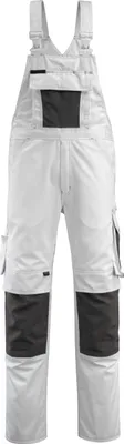 Produktbild von Mascot UNIQUE Latzhose Augsburg Gr. 66 weiss/dunkelanthrazit